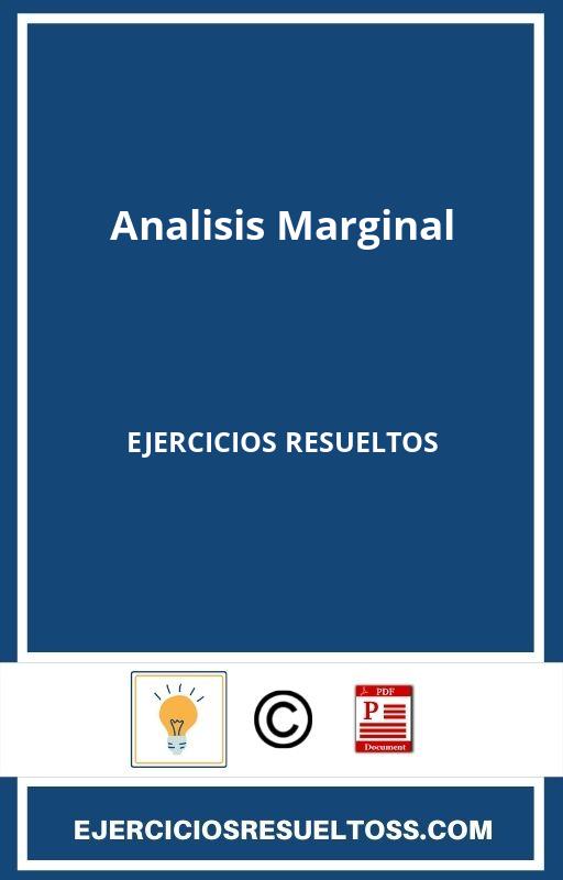 Analisis Marginal Ejercicios Resueltos