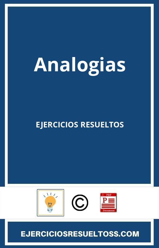 Analogias Ejercicios Resueltos