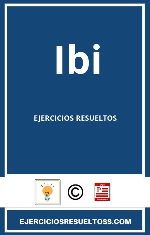 Ejercicios Resueltos Ibi