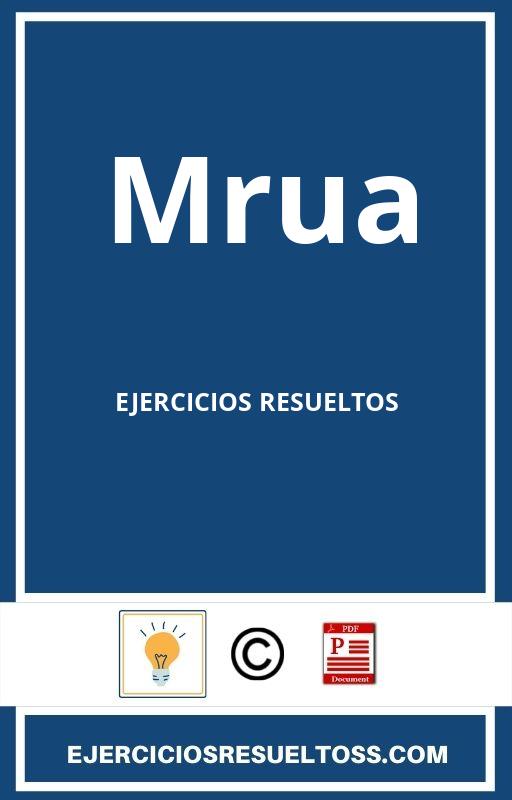 Ejercicios Resueltos Mrua 1 Bachillerato