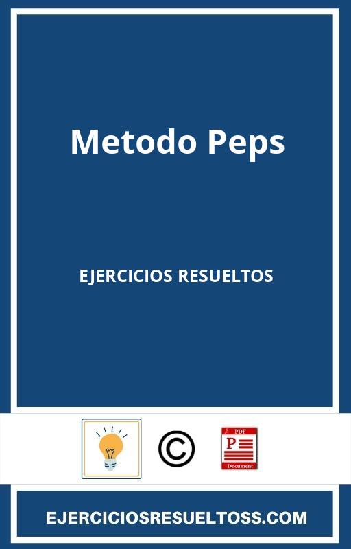 Metodo Peps Ejercicios Resueltos