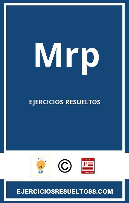 Mrp Ejercicios Resueltos