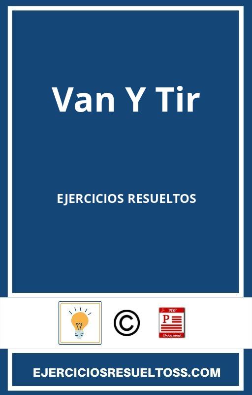 Van Y Tir Ejercicios Resueltos